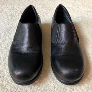 Walking Cradles Women's Black Slip On Flats Shoes 8.5 M Faux Leather